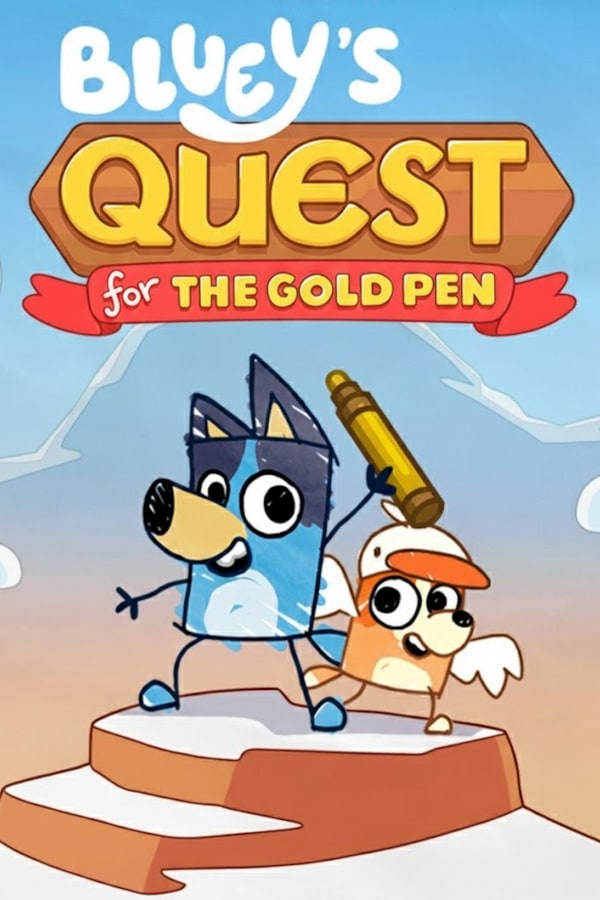 Bluey's Quest for the Gold Pen cover